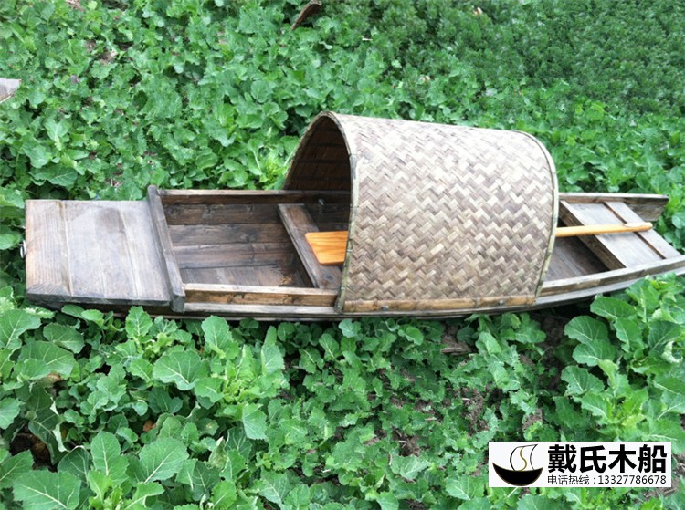 景觀烏篷船 仿古烏篷木船 小裝飾烏篷船