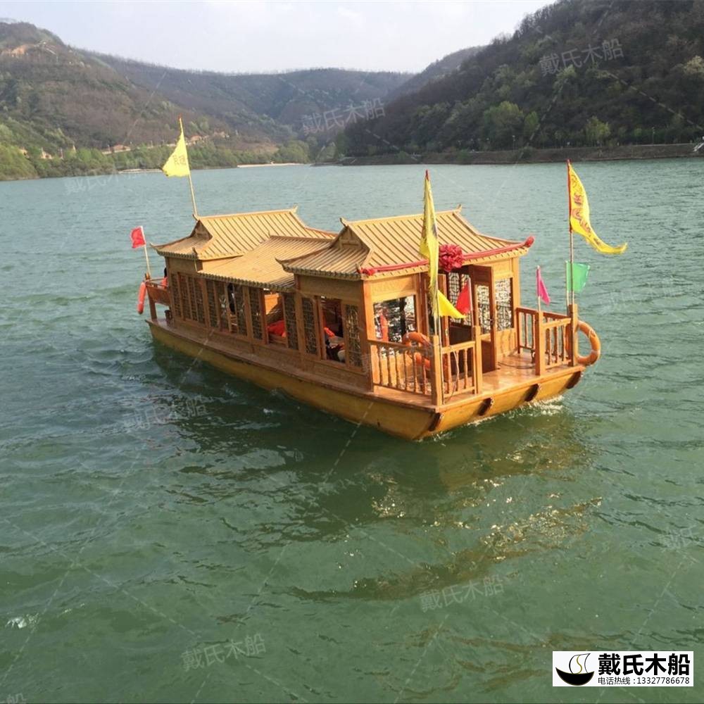 戴氏畫舫船 定制加工影視道具畫舫船 畫舫船工廠店