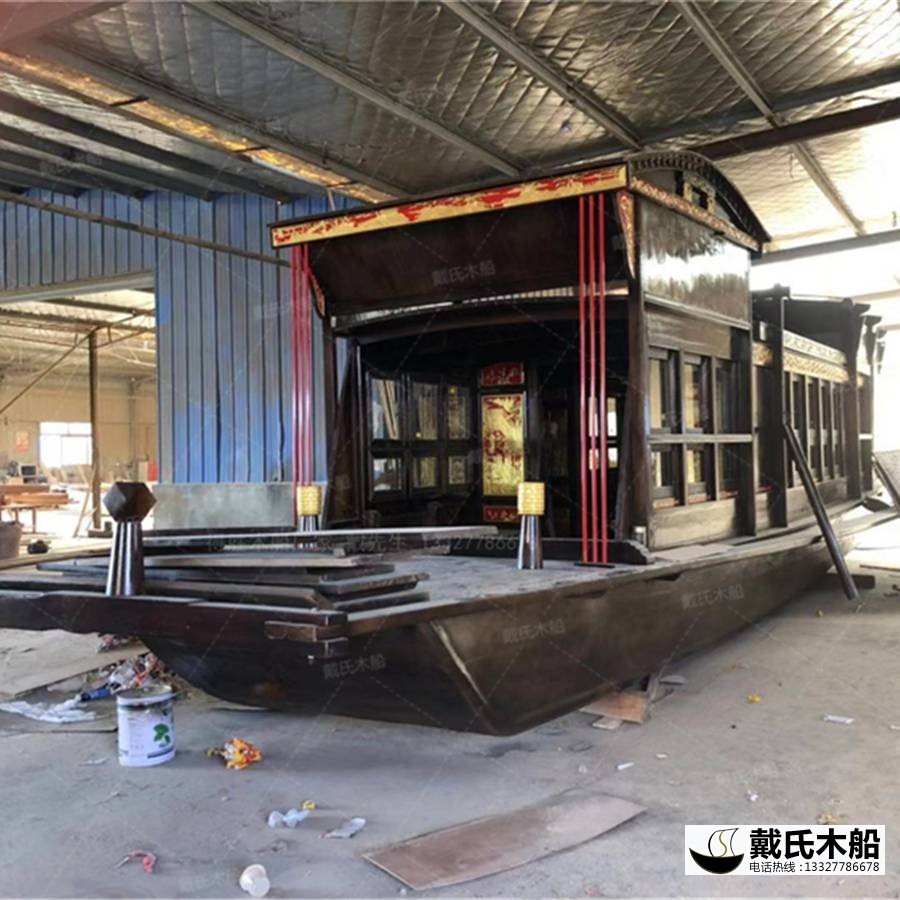 觀光嘉興紅船 定制嘉興紅船廠商定制 戴氏嘉興紅船