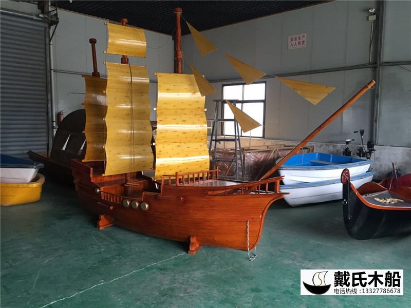 3米景觀裝飾船 小型戶外海盜船